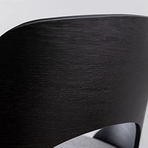 Set of 2 Swivel Barstools for Kitchen and Dining Room - Black