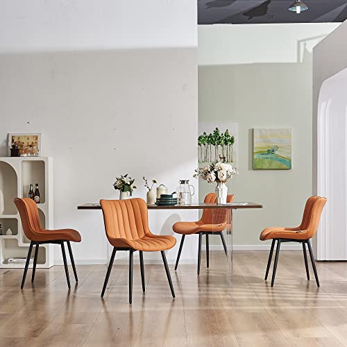 Modern Upholstered Dining Chair Set of 2