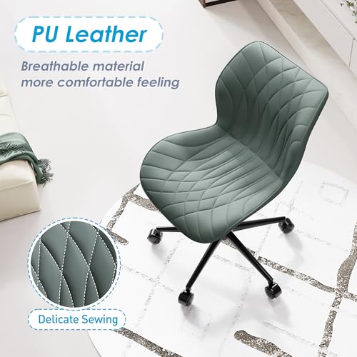 MENCOLULU Grayish Green Adjustable Ergonomic Office Chair